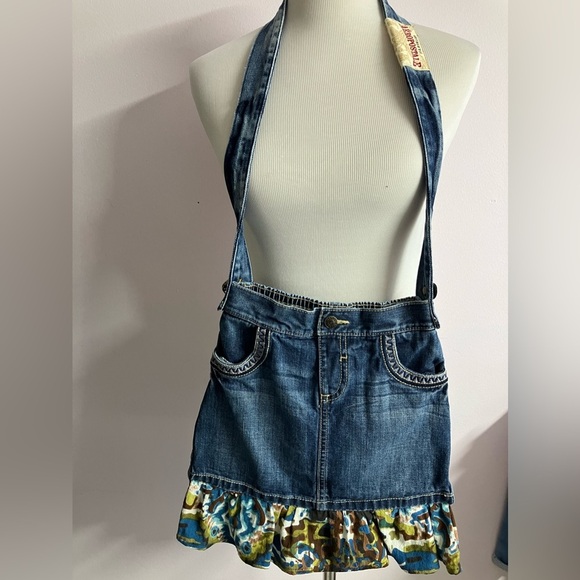 Upcycled Handmade Women’s Denim Shoulder Bag - Picture 6 of 7